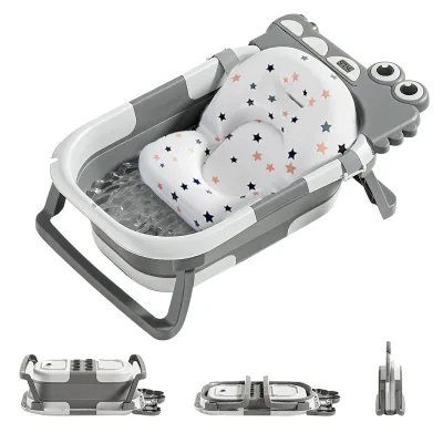 Baignoire bébé pliable avec oreiller