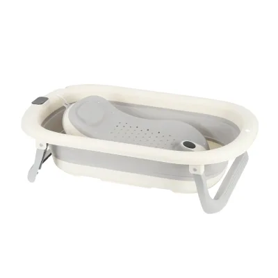 Baignoire pliable bébé avec transat de bain