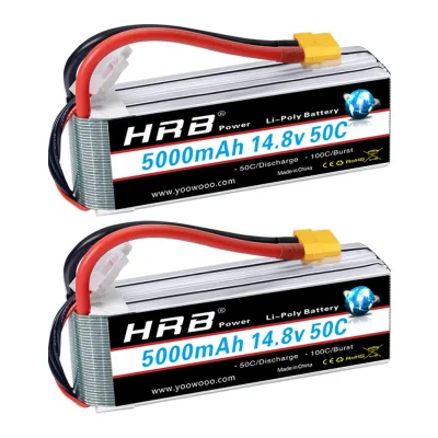 Batterie LiPo 4S 14,8 V 5000 mAh connecteur XT60
