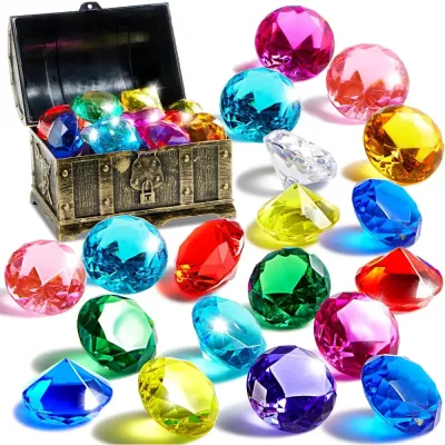 Jeu de plongée 16 diamants et coffre pirate