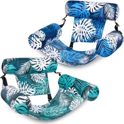 Lot de 2 chaises longues flottantes gonflables