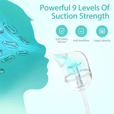 Mouche-bébé électrique rechargeable en silicone – image 2